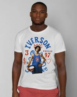 Allen Iverson SPORT AND ICON Iverson Philly Photo White Tee