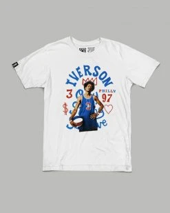 Allen Iverson SPORT AND ICON Iverson Philly Photo White Tee