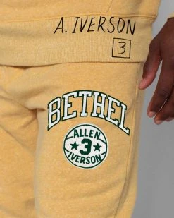Allen Iverson AI Bubba Chuck Gold Sweatpants SPORT AND ICON