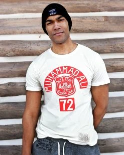 Muhammad Ali Ali Deer Lake Training Camp White Tee SPORT AND ICON