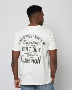 Muhammad Ali Ali Don't Quit Quote Tee SPORT AND ICON