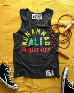 Muhammad Ali SPORT AND ICON Ali People's Champ Black Tank
