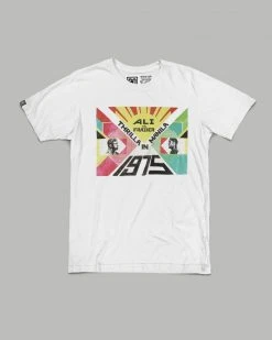 Muhammad Ali / Joe Frazier Ali Vs Frazier 1975 Vintage White Tee SPORT AND ICON