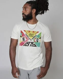 Muhammad Ali / Joe Frazier Ali Vs Frazier 1975 Vintage White Tee SPORT AND ICON