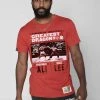 Muhammad Ali / Bruce Lee SPORT AND ICON Ali Vs Lee - Night Of Greatness Red Tee