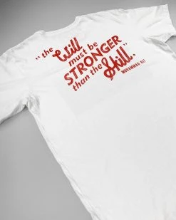Muhammad Ali SPORT AND ICON Ali Will Stronger Than Skill Tee