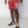 Allen Iverson #3 Red Shorts SPORT AND ICON 1 Allen Iverson #3 Red Shorts SPORT AND ICON