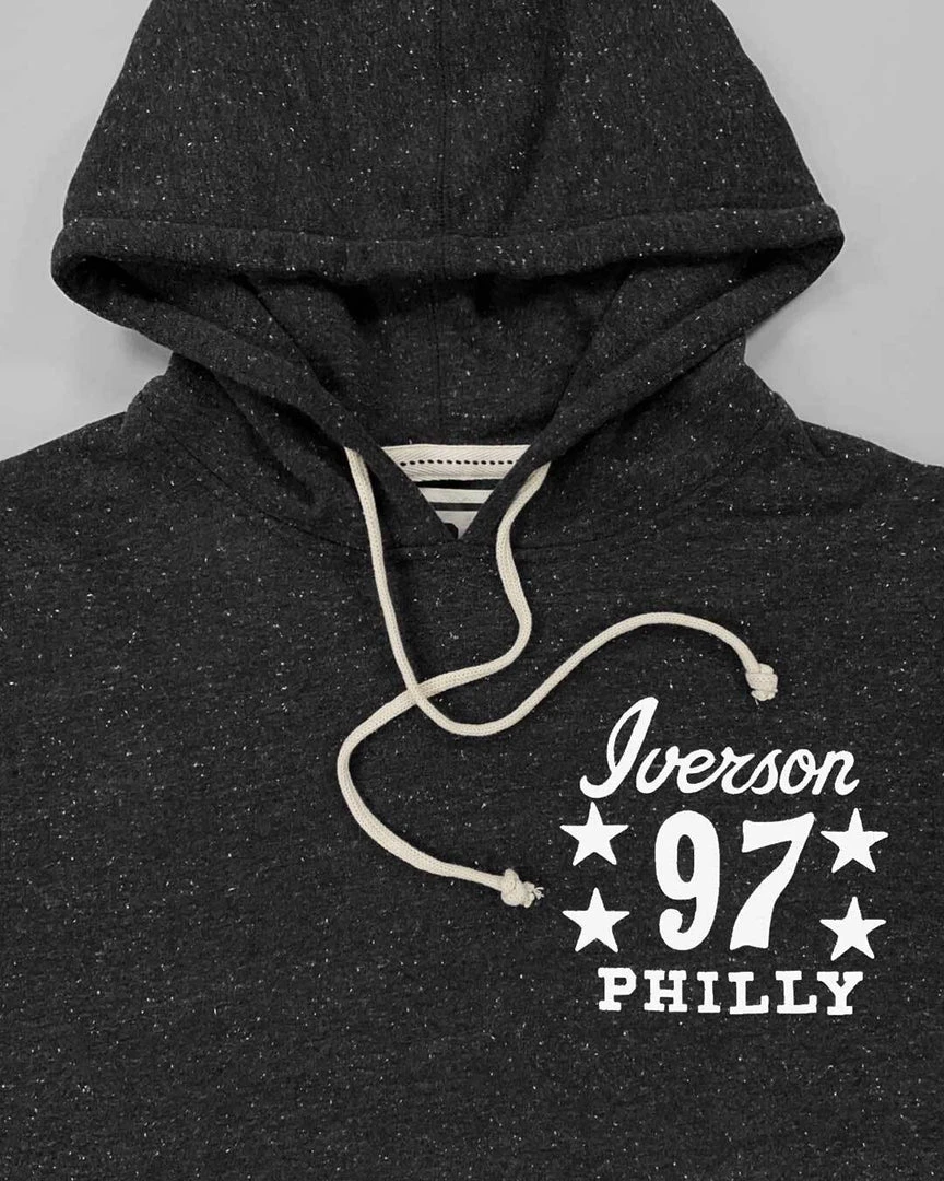 SPORT AND ICON Allen Iverson Philly 97 Black PO Hoody 10 SPORT AND ICON Allen Iverson Philly 97 Black PO Hoody