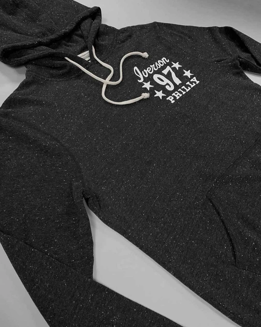 SPORT AND ICON Allen Iverson Philly 97 Black PO Hoody 11 SPORT AND ICON Allen Iverson Philly 97 Black PO Hoody