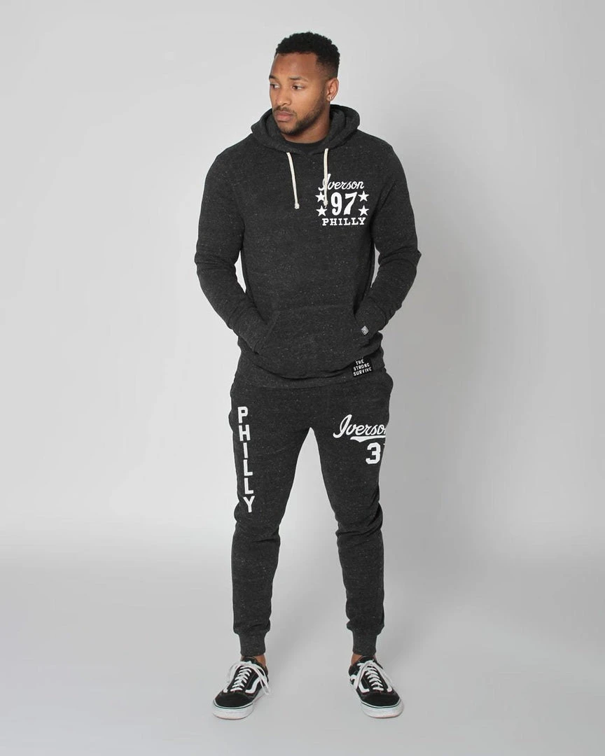 SPORT AND ICON Allen Iverson Philly 97 Black PO Hoody 4 SPORT AND ICON Allen Iverson Philly 97 Black PO Hoody