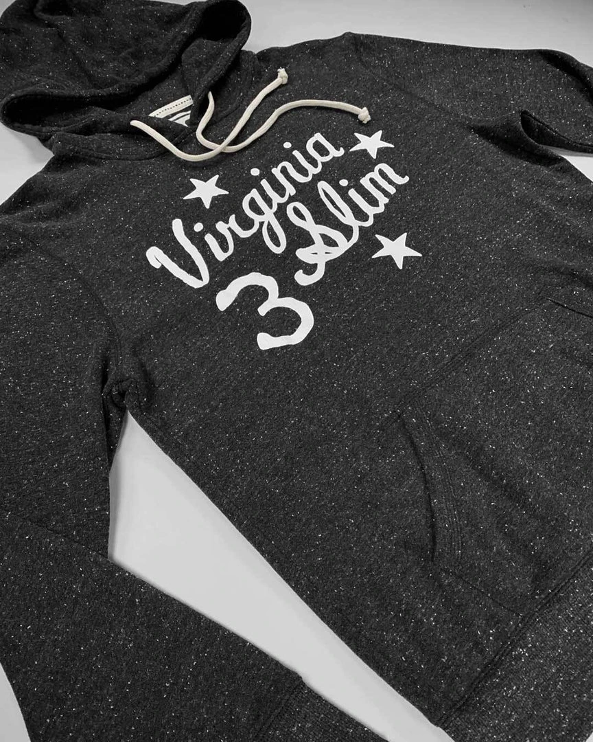 Allen Iverson "Virginia Slim" Black PO Hoody SPORT AND ICON 14 Allen Iverson "Virginia Slim" Black PO Hoody SPORT AND ICON