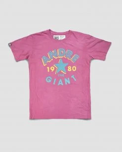 Andre The Giant Andre 1980 Pink Tee 15 Andre The Giant Andre 1980 Pink Tee