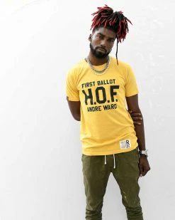 Andre Ward H.O.F. Yellow Tee NEW ARRIVALS 10 Andre Ward H.O.F. Yellow Tee NEW ARRIVALS