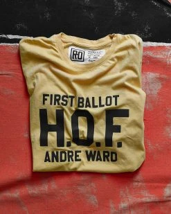 Andre Ward H.O.F. Yellow Tee NEW ARRIVALS 11 Andre Ward H.O.F. Yellow Tee NEW ARRIVALS