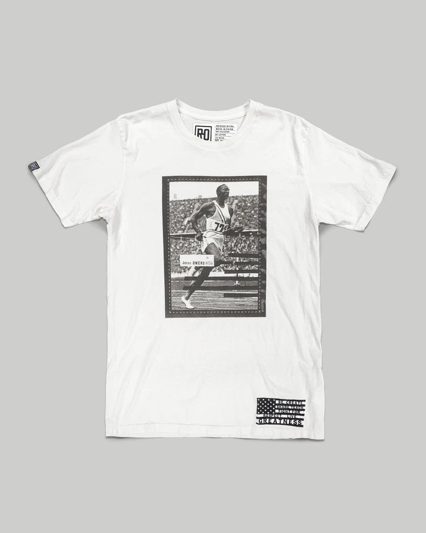 SPORT AND ICON BHT - Jesse Owens Photo Tee 9 SPORT AND ICON BHT - Jesse Owens Photo Tee