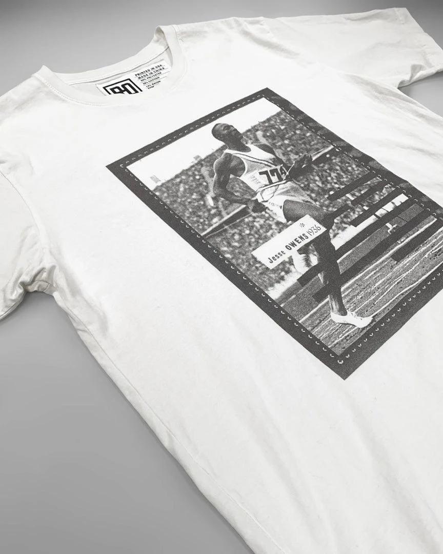 SPORT AND ICON BHT - Jesse Owens Photo Tee 8 SPORT AND ICON BHT - Jesse Owens Photo Tee