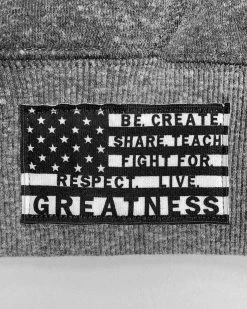 SPORT AND ICON BHT - Malcolm X Freedom Grey Pullover Hoody