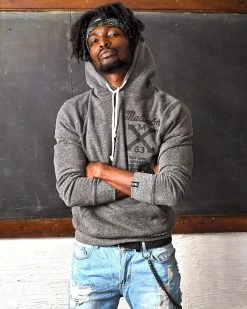 SPORT AND ICON BHT - Malcolm X Freedom Grey Pullover Hoody