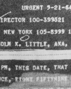 BHT - Malcolm X Redacted Photo Tee