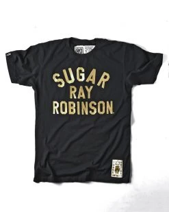SPORT AND ICON Black Boxing Royalty - Sugar Ray Robinson Tee