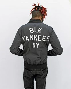 Black Yankees Stadium Jacket SPORT AND ICON