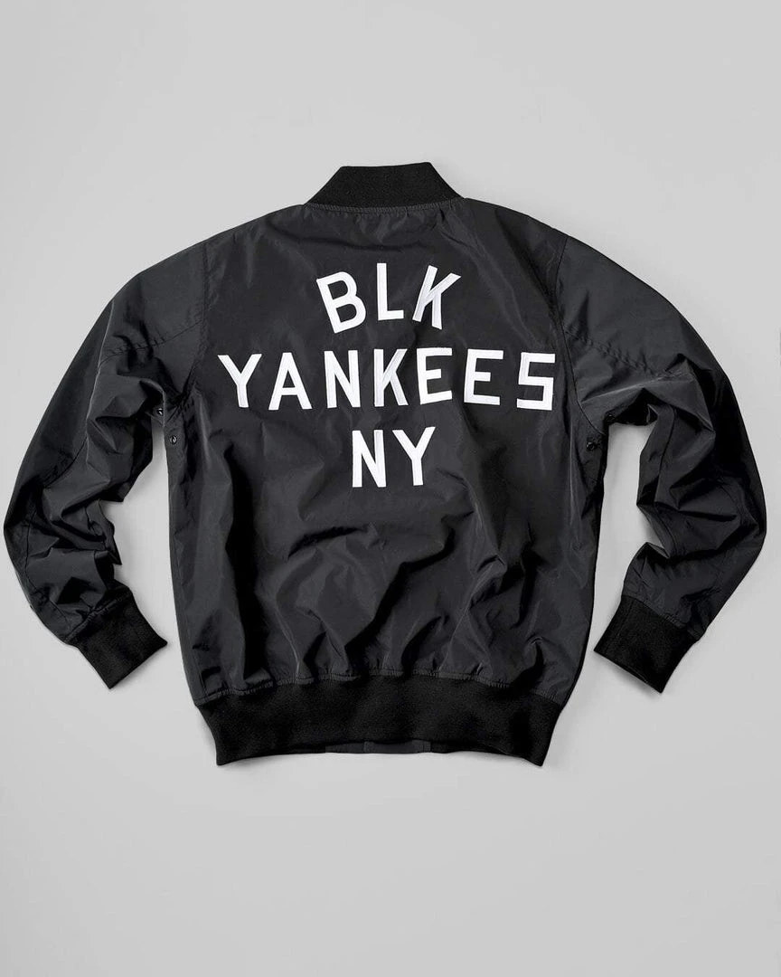 Black Yankees Stadium Jacket SPORT AND ICON 10 Black Yankees Stadium Jacket SPORT AND ICON