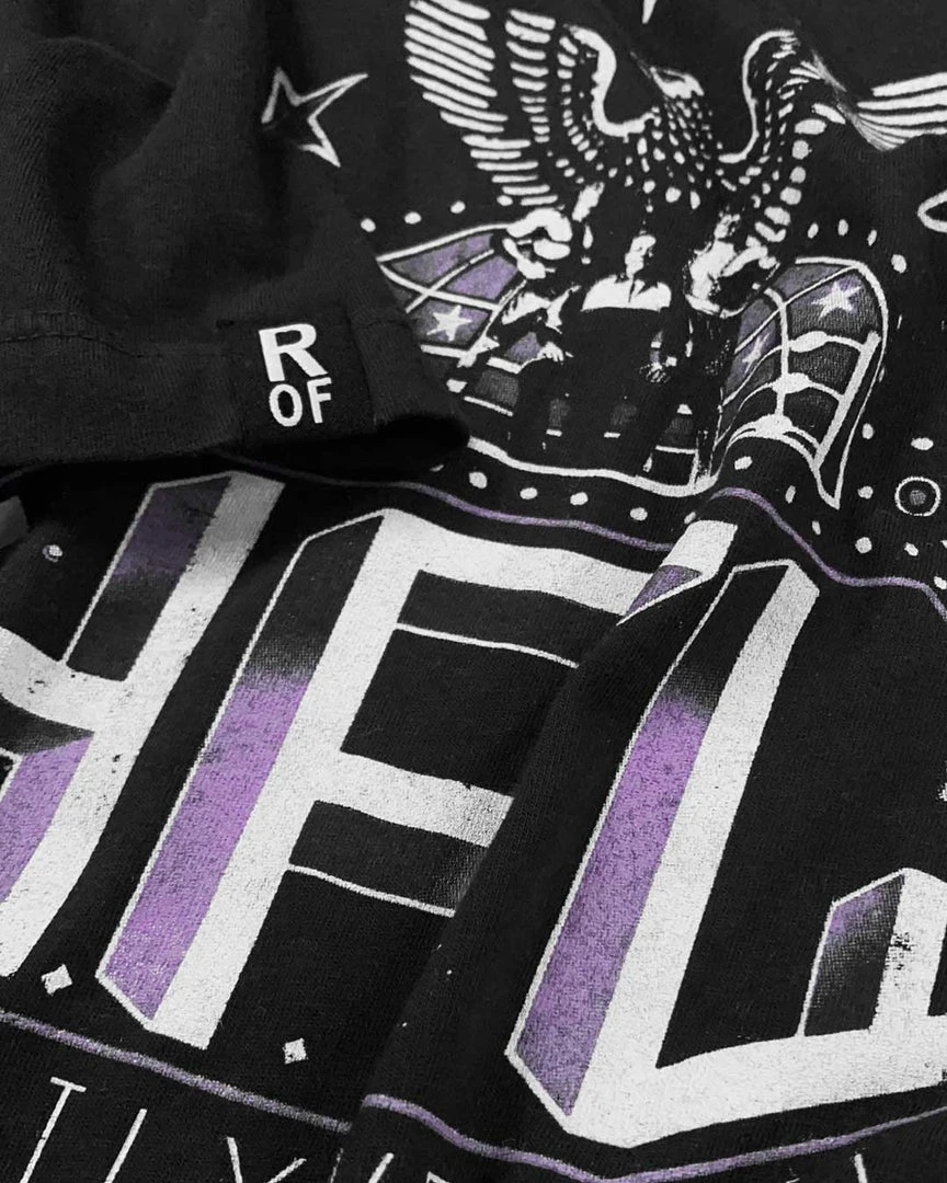 Bret Hart HFW Black Tee 4 Bret Hart HFW Black Tee