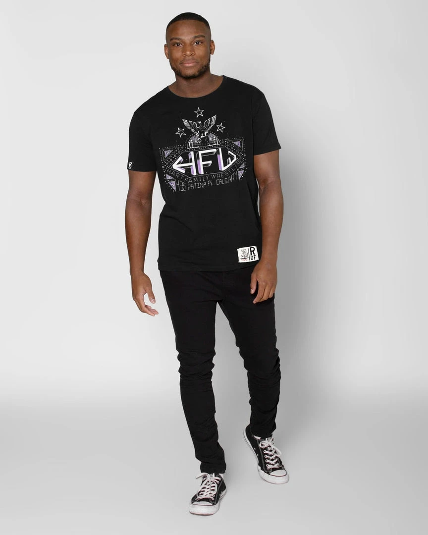 Bret Hart HFW Black Tee 6 Bret Hart HFW Black Tee