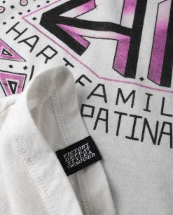 NEW ARRIVALS Bret Hart HFW Vintage White Tank