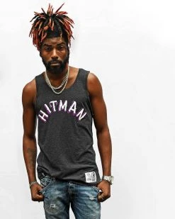 Bret Hart Hitman Black Tank