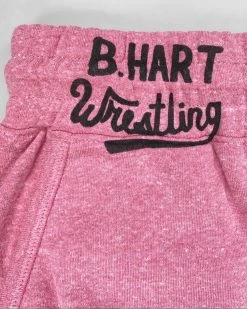 Bret Hart Pink Sweatpants SPORT AND ICON