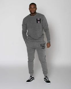 Bret Hart Wrestling Grey Sweatpants