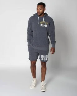 Bruce Lee Dragon Navy Shorts SPORT AND ICON