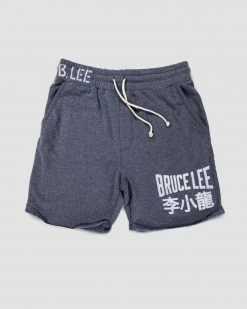 Bruce Lee Dragon Navy Shorts SPORT AND ICON 20 Bruce Lee Dragon Navy Shorts SPORT AND ICON