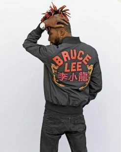 Bruce Lee Sunset Dragon Stadium Jacket Bundle