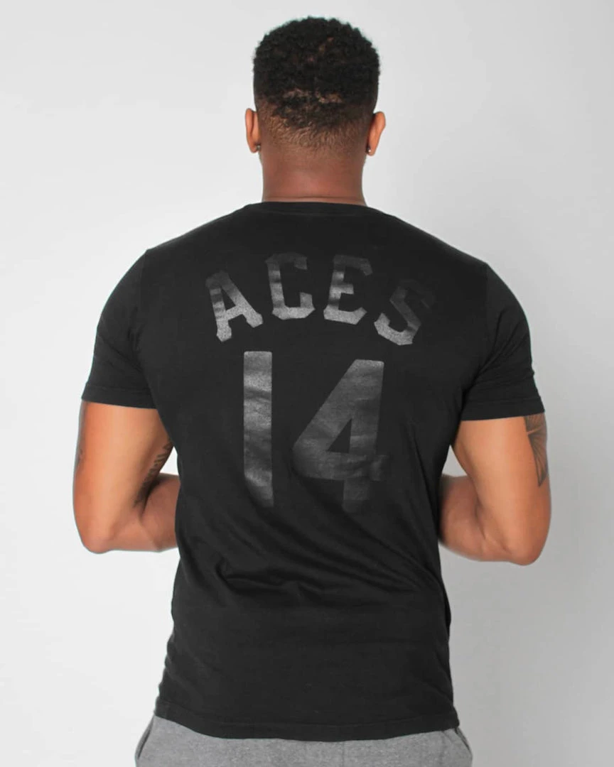 SPORT AND ICON CC Sabathia Black Aces Tee 5 SPORT AND ICON CC Sabathia Black Aces Tee