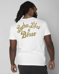 Julio Cesar Chavez / Rey Mysterio SPORT AND ICON Chavez/Mysterio - Reyes Del Ring White Tee