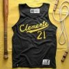 Roberto Clemente Clemente #21 Black Tank SPORT AND ICON 2 Roberto Clemente Clemente #21 Black Tank SPORT AND ICON