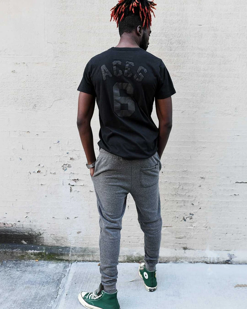 SPORT AND ICON Fergie Jenkins Black Aces Tee 4 SPORT AND ICON Fergie Jenkins Black Aces Tee