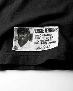 SPORT AND ICON Fergie Jenkins Black Aces Tee 11 SPORT AND ICON Fergie Jenkins Black Aces Tee