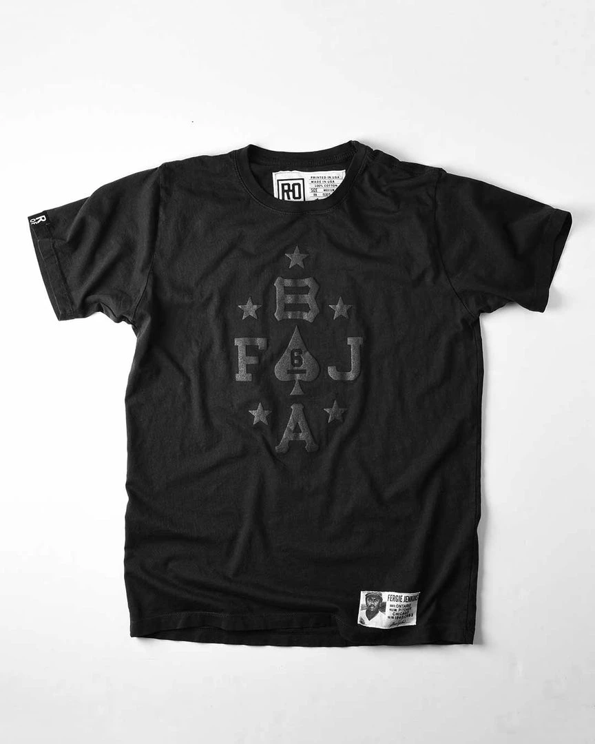 SPORT AND ICON Fergie Jenkins Black Aces Tee 7 SPORT AND ICON Fergie Jenkins Black Aces Tee