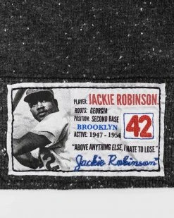 Jackie Robinson 42 Black Sweatshirt SPORT AND ICON