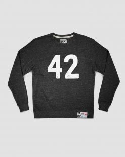 Jackie Robinson 42 Black Sweatshirt SPORT AND ICON