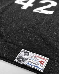 Jackie Robinson 42 Black Sweatshirt SPORT AND ICON