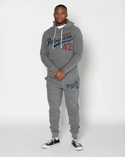 Jackie Robinson #42 Classic Grey Sweatpants