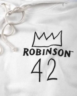 Jackie Robinson #42 Crown Ivory PO Hoody