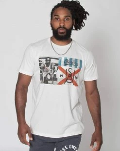 Jesse Owens 1936 Vintage White Tee