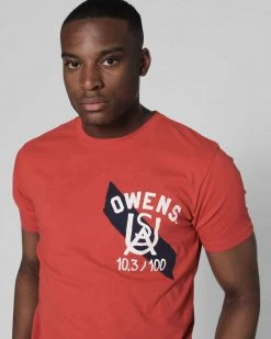 SPORT AND ICON Jesse Owens Ground Breakers Red Tee 16 SPORT AND ICON Jesse Owens Ground Breakers Red Tee