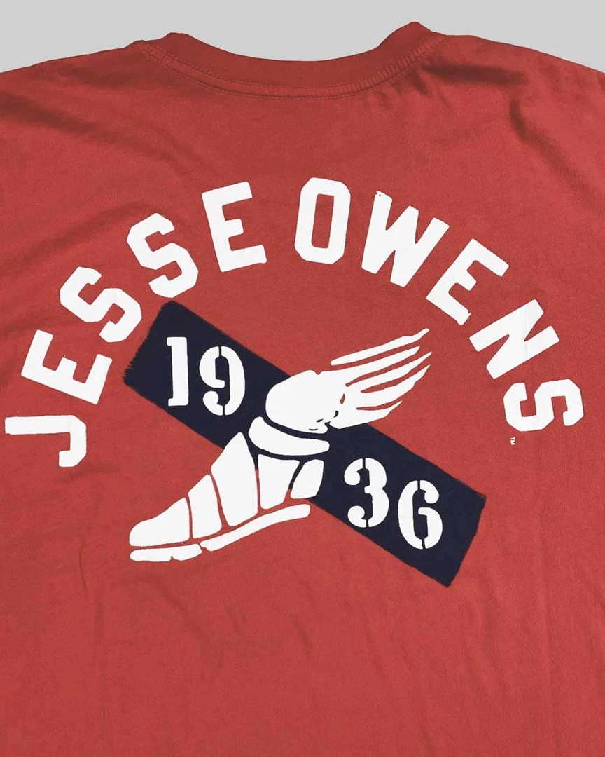 SPORT AND ICON Jesse Owens Ground Breakers Red Tee 10 SPORT AND ICON Jesse Owens Ground Breakers Red Tee