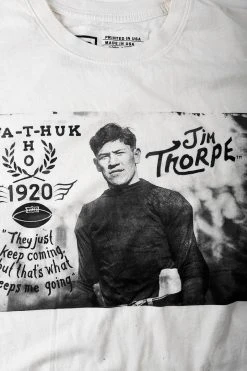 Jim Thorpe 1920 Photo White Tee